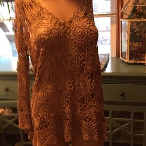 Joseph A crochet top /  coverup size XL
